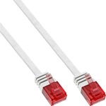 InLine 71602W, InLine Patchkabel flach, U/UTP, Cat.6 (L&auml;nge: 2m / Farbe: Wei&szlig;)