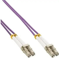 InLine 88544P, InLine LWL Duplex Kabel, LC/LC, 50/125&micro;m, OM4 (L&auml;nge: 0,50m)