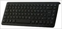 Perixx 57149D, Perixx PERIBOARD-407 DE B, Mini USB-Tastatur, schwarz