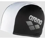 Polyester II Stoff Badekappe Kinder 6-12 Jahre - Black White - Einheitsgr&ouml;&szlig;e