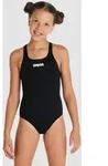Team Badeanzug M&auml;dchen Swim-Pro Einfarbig - Black-white - 152