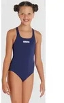 Team Badeanzug M&auml;dchen Swim-Pro Einfarbig - Navy-white - 164