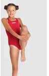 Team Badeanzug M&auml;dchen Swim-Pro Einfarbig - Red-white - 164