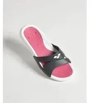 Nina Badelatschen Damen - White-dark_grey-magenta - 39
