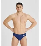 Team Badehose Slip Herren Einfarbig - Navy-white - 2