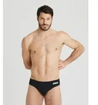 Team Badehose Slip Herren Einfarbig - Black-white - 6