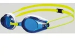 Schwimmbrille Kinder 6-12 Jahre Tracks Junior - Blue-white-fluoyellow -
