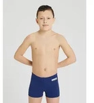 Team Shorts Jungen Einfarbig - Navy-white - 164