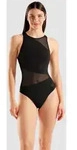 Badeanzug Damen arena Mesh Angle - Black - 38
