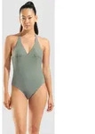 Badeanzug Damen arena Beach Einfarbig - Rosmary Green - L