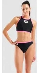 Sport Bikini Damen arena Y-Line - Black-shocking Pink - 36