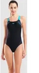 Badeanzug Damen arena Nuance - Black-turquoise - 36