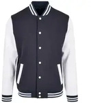 Build Your Brand - Herren Basic College Jacke - Gr&ouml;&szlig;e XS - 5XL - Navy/White / XS