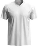 Stedman - Herren Classic V-Neck T-Shirt ST2300" - White / S"