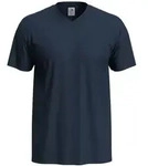 Stedman - Herren Classic V-Neck T-Shirt ST2300" - Blue Midnight / S"