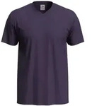 Stedman - Herren Classic V-Neck T-Shirt ST2300" - Deep Berry / S"