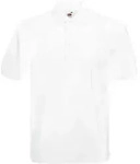 Fruit of the Loom - 65/35 Unisex Heavy Pique Poloshirt - White / L