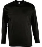 Sols - Unisex Langarmshirt "Monarch" - Deep Black / 3XL"