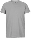 Neutral - Herren Fitted T-Shirt - Organic Fairtrade Cotton O61001" - Sport Grey / S"