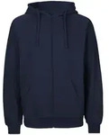 Neutral - Herren Kapuzensweatjacke - Organic Fairtrade Cotton O63301" - Navy / S"