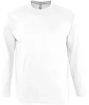 Sols - Unisex Langarmshirt "Monarch" - White / XL"