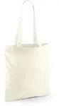 Westford Mill - Baumwoll Tragetasche mit langen Henkeln - Natural / 38 x 42 cm