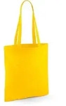Westford Mill - Baumwoll Tragetasche mit langen Henkeln - Yellow / 38 x 42 cm