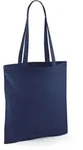 Westford Mill - Baumwoll Tragetasche mit langen Henkeln - French Navy / 38 x 42...