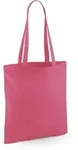 Westford Mill - Baumwoll Tragetasche mit langen Henkeln - Raspberry Pink / 38 x...