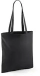 Westford Mill - Baumwoll Tragetasche mit langen Henkeln - Black / 38 x 42 cm