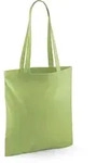 Westford Mill - Baumwoll Tragetasche mit langen Henkeln - Kiwi / 38 x 42 cm