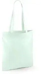 Westford Mill - Baumwoll Tragetasche mit langen Henkeln - Pastel Mint / 38 x 42 cm