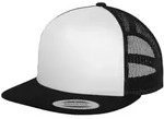 Flexfit - Classic Trucker Snapback Cap 6006W" - Black/White/Black / One Size"
