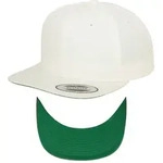 Flexfit - Classic Snapback Basecap - Natural/Green / One Size