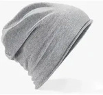 Beechfield - Baumwoll Beanie - Heather Grey / Einheitsgr&ouml;&szlig;e