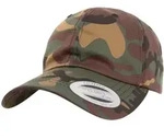 Flexfit - Low Profile 6-Panel Cap aus Baumwolle 6245CM" - Green Camo / One Size"