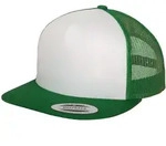 Flexfit - Classic Trucker Snapback Cap 6006W" - Kelly Green/White/Kelly Green / One