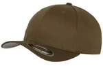 Flexfit - Basecap Wooly Combed Cap - Olive / S/M