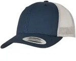 Flexfit - Retro 2 Tone Trucker Basecap - Navy/Silver / One Size