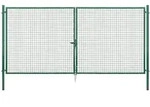 Gust. Alberts GmbH & Co. KG Gartentor zweifl&uuml;gelig, gr&uuml;n, 4.000 mm x 2.000 mm