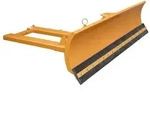 BAUER S&uuml;dlohn Schneeschieber f&uuml;r Stapler SCH-G 180, Gelborange