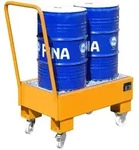 BAUER S&uuml;dlohn BAUER Fahrbare Auffangwanne AW 60-1 SR 2 x 60 Liter stehend,