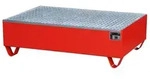 BAUER S&uuml;dlohn BAUER Stahl Auffangwanne f&uuml;r 2 F&auml;sser 200 l, Feuerrot, 224...