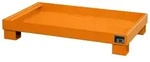 BAUER S&uuml;dlohn BAUER Auffangwanne Stahl 6 x 60 Liter Fass, Gelborange, 74 Liter