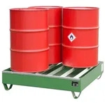 BAUER S&uuml;dlohn BAUER Stapelbare Profilwanne PW 200-4 flach f&uuml;r 4 F&auml;sser 200 l,