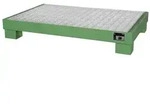 BAUER S&uuml;dlohn BAUER Auffangwanne Stahl 6 x 60 Liter Fass, Resedagr&uuml;n, 74 Liter