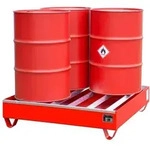 BAUER S&uuml;dlohn BAUER Stapelbare Profilwanne PW 200-4 flach f&uuml;r 4 F&auml;sser 200 l,