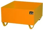 BAUER S&uuml;dlohn BAUER Stahl Auffangwanne f&uuml;r 200 Liter Fass, Gelborange, 210...