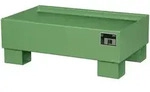 BAUER S&uuml;dlohn BAUER Auffangwanne Stahl 2 x 60 Liter Fass, Resedagr&uuml;n, 61 Liter
