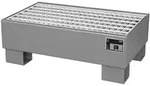 BAUER S&uuml;dlohn BAUER Auffangwanne Stahl 2 x 60 Liter Fass, Mausgrau, 61 Liter